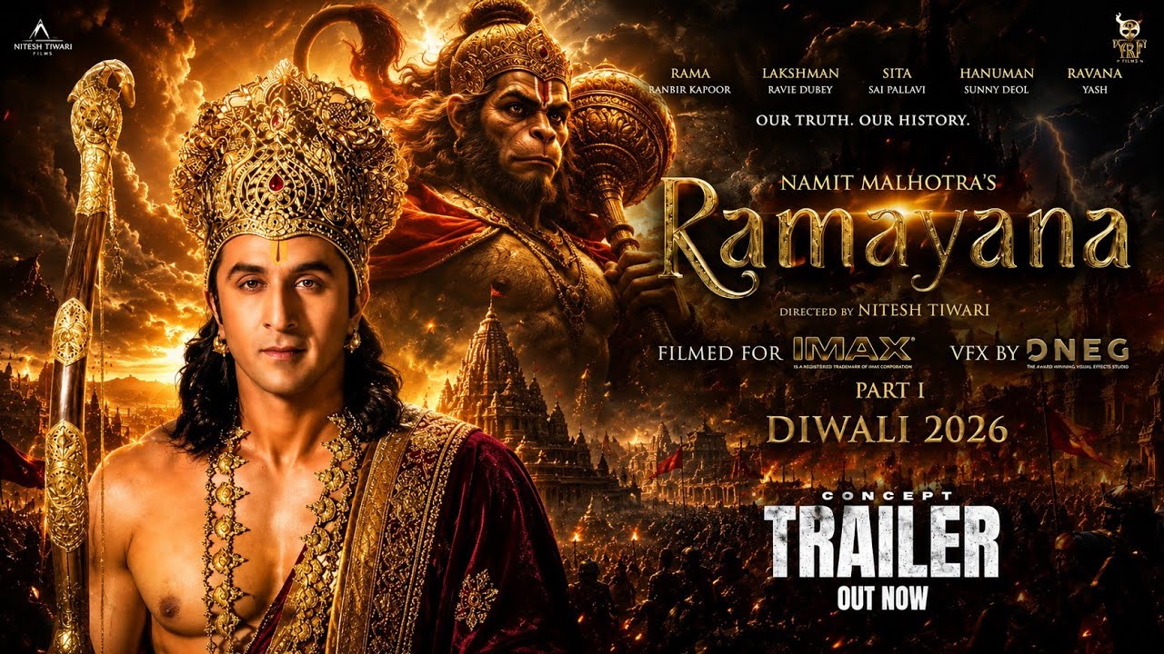 Ramayana part1 First Trailer 2026 | Ranbir Kapoor | sai pallavi | Yash | Sunny deol Nitesh tiwari