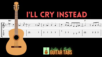 The Beatles- I'll Cry Instead GUITAR TAB