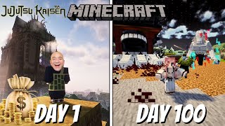 WHAT IF GETO BECAME JEFF BEZOS?! Jujutsu Craft Minecraft Jujutsu Kaisen 100 Days Challenge