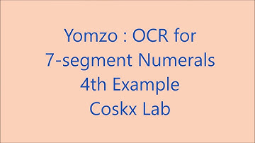 Yomzo : OCR for 7-Segment Numerals 4th example