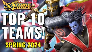 DON'T SKIP THESE!  10 Best Teams in Marvel Strike Force | Spring 2024 Edition screenshot 4