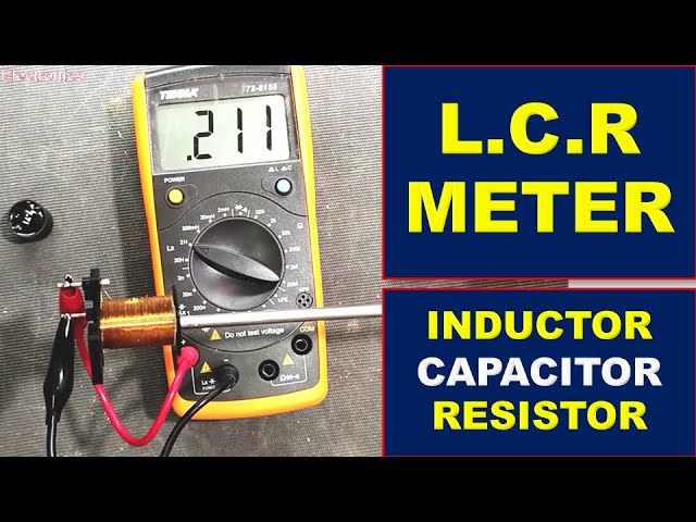 LCR Meter to measure inductor, capacitor & resistor value - YouTube