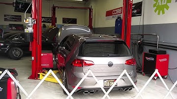 Dyno pull VW Golf R MK7 Burger Tuning JB1 stage 1 + APR intake