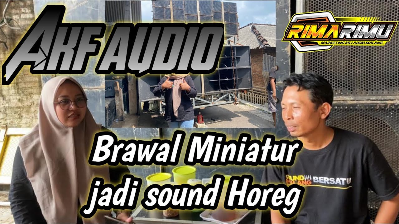 Riview AKF audio Sound miniatur jadi sound live Sholawatan YouTube