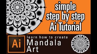 Create a simple Mandala Art in Adobe Illustrator