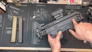 B&T APC9K pro unboxing unbox telescoping tailhook brace how to install Glock ODG OD green 33 rounds