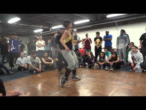 Bboy Yuta & Angie Vs Angelina & Bboy Neal "Queenz Of Hip-Hop 2013"
