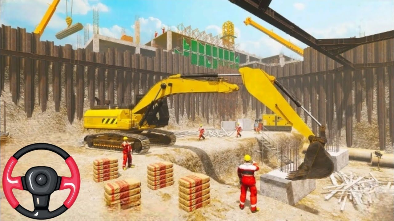 534 excavator duty android - construction simulator android gameplay