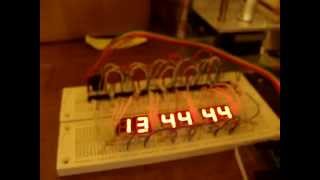 Raspberry Pi 7 segment Clock