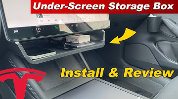 NEW Tesla Big Mouth Under-Screen Storage Box | Model 3 🔥 Model Y | OEM Look❗️Install + Review