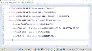 Day 09 Advanced Java Result Set