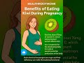 Kiwi aids iron absorption & baby growth during pregnancy 🍃 #PregnancyTips #Healthrootmonk