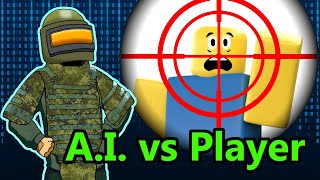 A.I. Learns to Play Roblox FPS