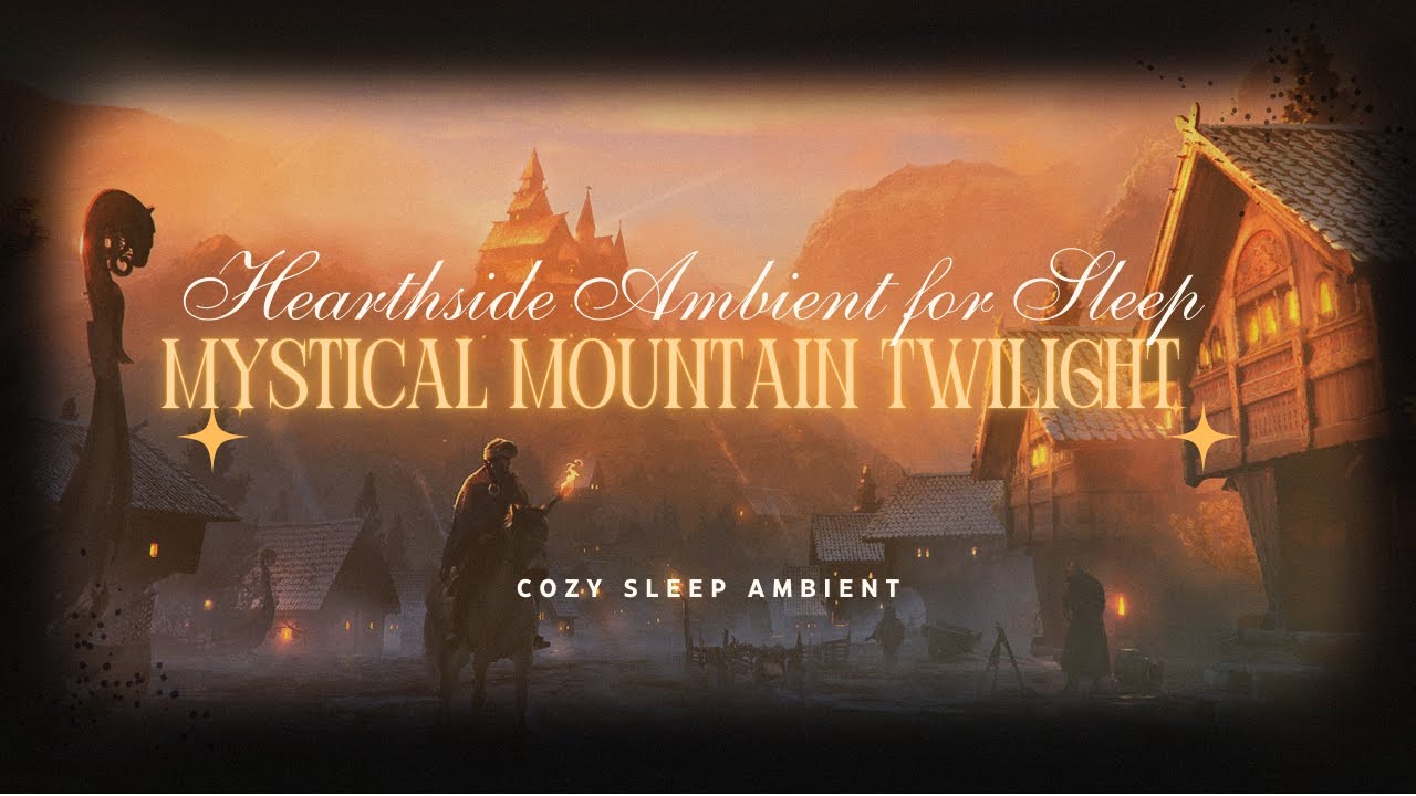 黄昏の山村 :遠くに響くフルートと焚き火のアンビエント