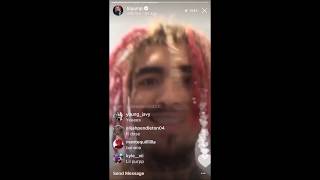 Lil Pump Gets Hella Hyped Eske Instagram Livestream
