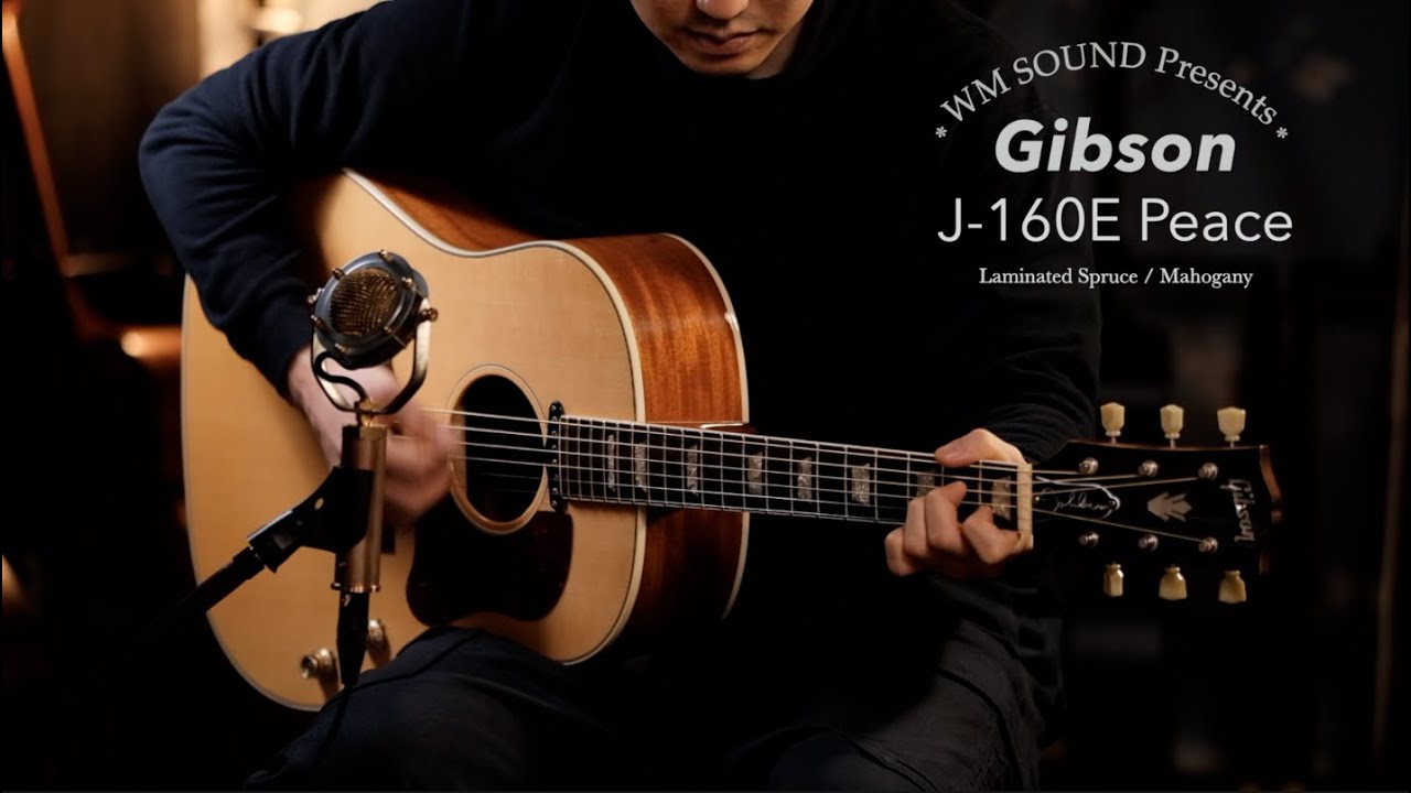 2009 Gibson John Lennon J-160E Peace Model - YouTube