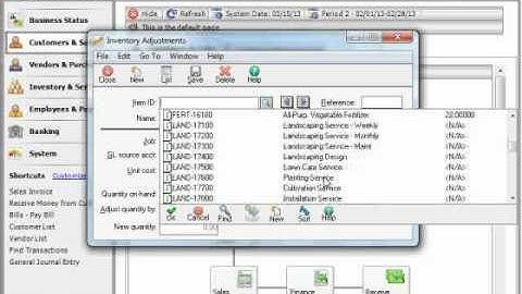 Sage 50 Tutorial Making Inventory Adjustment Sage Training Lesson 8.2