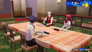 Persona 3 Reload - 7/9 Thur | Study With Mitsuru Kirijo and Akihiko Sanada at Dorms | Gameplay