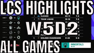 LCS Highlights ALL GAMES W5D2 Summer 2021