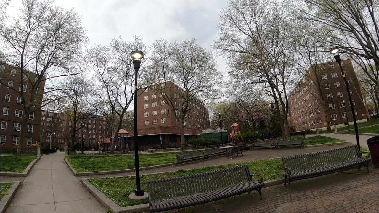 RAVENSWOOD PROJECTS HOUSES NYCHA ASTORIA QUEENS, NY NYC WALKTRHOUGHS