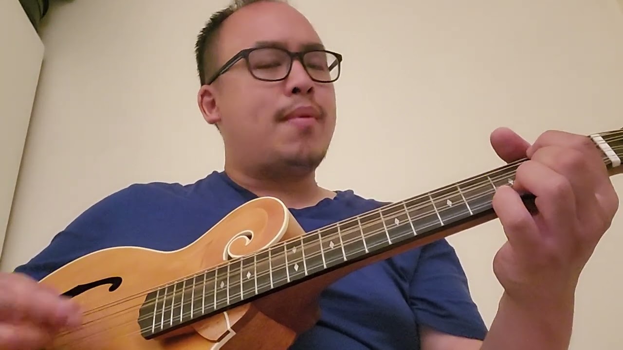 Practising on my New F Model Weber Octave Mandolin to "Chicken Fried" by the Zac Brown Band