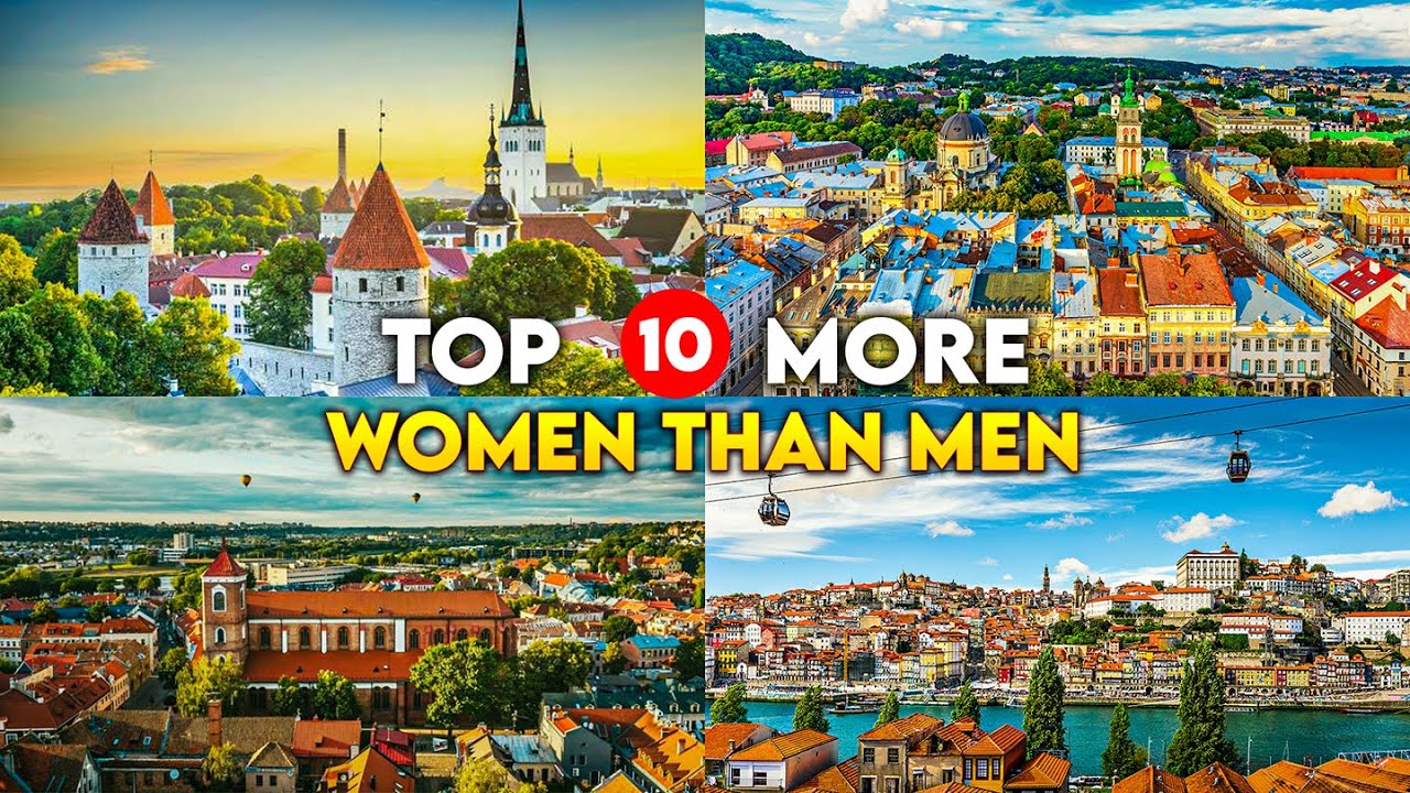 Shocking! 10 Countries With More Women in 2025💃🏻⬆️