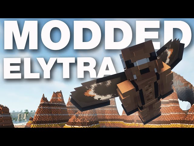 Minecraft player shares a fun way to use Elytra with Do a Barrel Roll mod