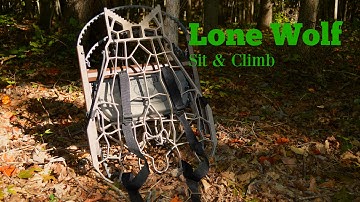How to use a Hand Climber Tree Stand- (Lone Wolf)