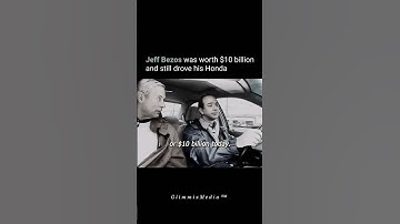 Jeff Bezos was worth $10 billion and still drove his Honda