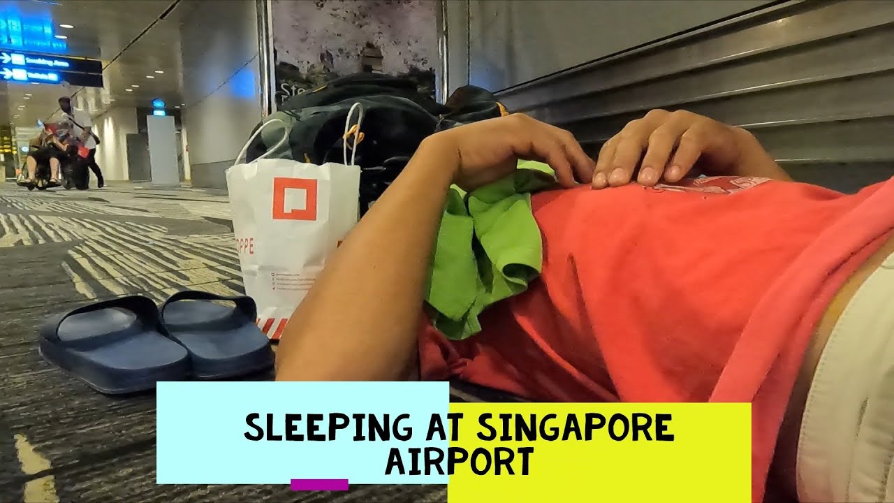 CARPET CHANGI SINGAPORE AIRPORT/SLEEPING ME AtanVlog YouTube