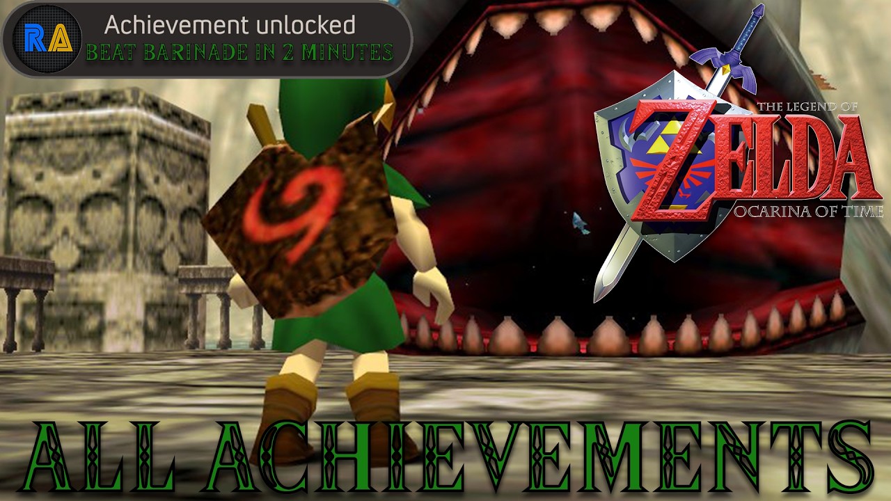 Getting Every Achievement in The Legend Of Zelda: Ocarina of Time! (LIVE)