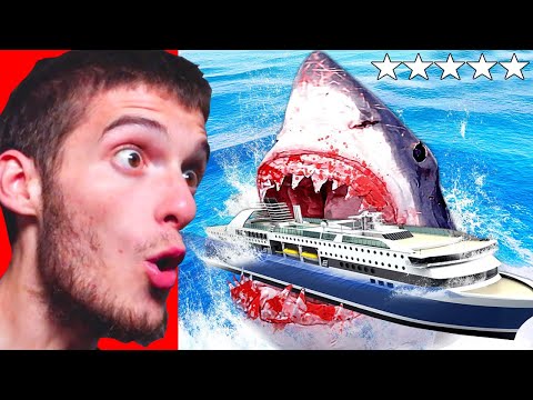 500 METRE DEV KÖPEK BALIĞI BULDUM VE ONA DÖNÜŞTÜM 🦈 - GTA 5 MODS