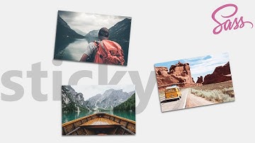 Sticky Elements on Scroll Html Scss | Sticky position