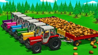 Can LANDINI Tractors REALLY SURVIVE this INSANE OBSTACLE CHALLENGE with POTATOES? screenshot 2