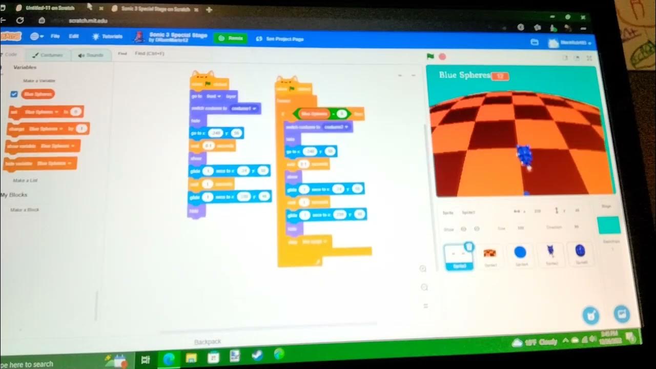 (Tutorial) How to make a Sonic 3D game in Scratch (Part 1) YouTube