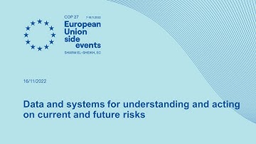 Data and systems for understanding and acting on current and future risks