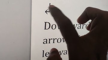 how to type downwards arrow with tip leftwards symbol