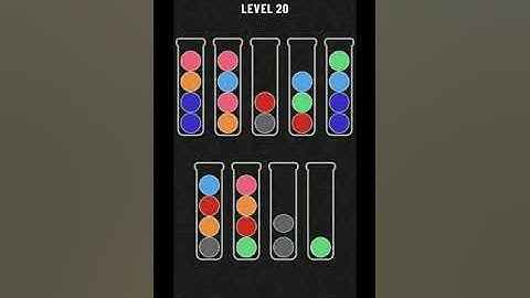Ball Sort Puzzle level 20