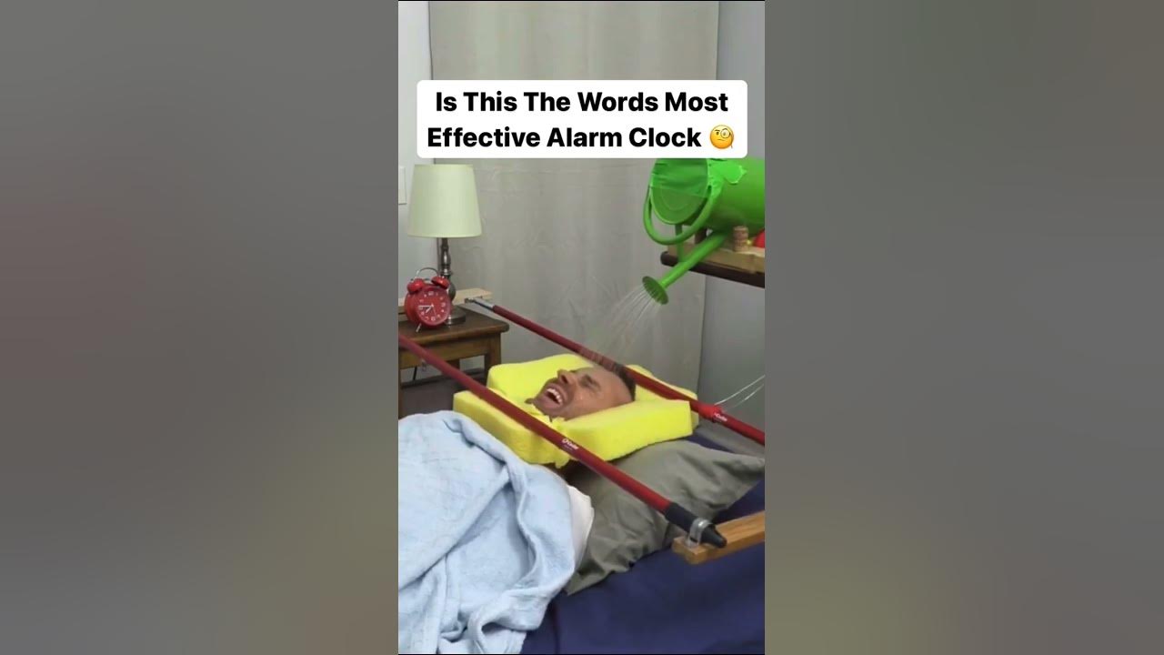 is-this-the-world-most-effective-alarm-clock-funny-moments-youtube
