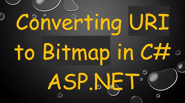 Converting URI to Bitmap in C#  ASP.NET