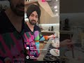 Diljit Dosanjh today instagram live❤️‍🔥 #shorts