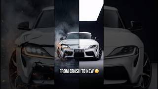Brand New Supra Crashed in 10 Minutes… Can It Be Saved? 😳