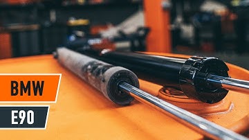 Wie BMW 3 E90 Stoßdämpfer hinten wechseln TUTORIAL | AUTODOC