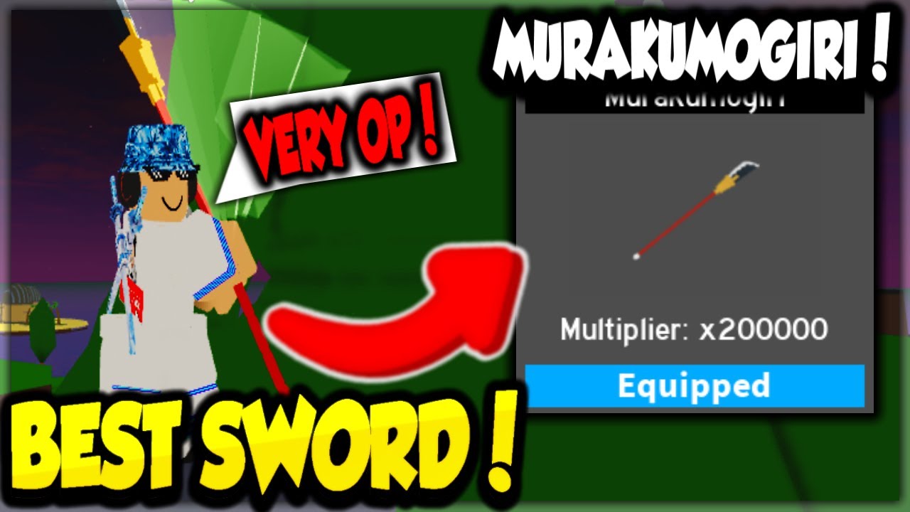 I Unlocked New Final Sword Murakumogiri Sword Very Strong In Anime Fighting Simulator Roblox Youtube - new excaibur sword training simulator roblox