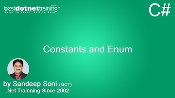 C# Constant and Enum - Enumarated data type - 6