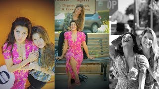 Hot Actress Jacqueline & Amanda Cerny Cute Sisters Moment