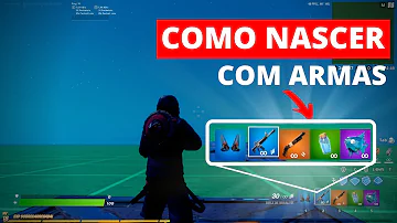 Como pegar arma no Fortnite?