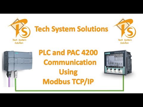 PLC and SENTRON PAC 4200  communication using modbus TCP/IP l TIA Portal l Siemens