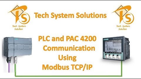 PLC and SENTRON PAC 4200  communication using modbus TCP/IP l TIA Portal l Siemens
