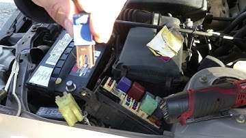 2000 Toyota Corolla Alternator Fuse Replacement